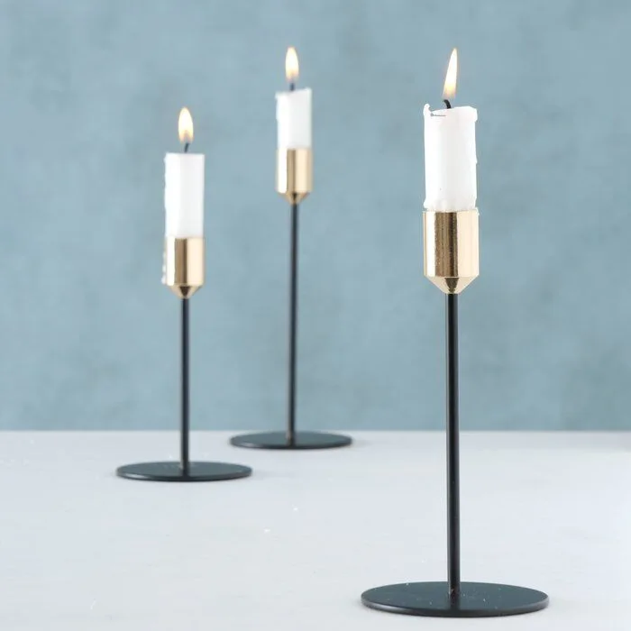 Ambientebild-QVTZbGv1-large Kerzenleuchter-Set Marko schwarz/gold