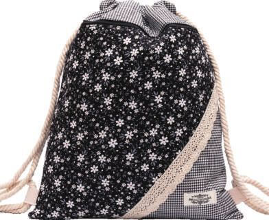 Northlux Patchwork Turnbeutel 177-056 (Black Florals)