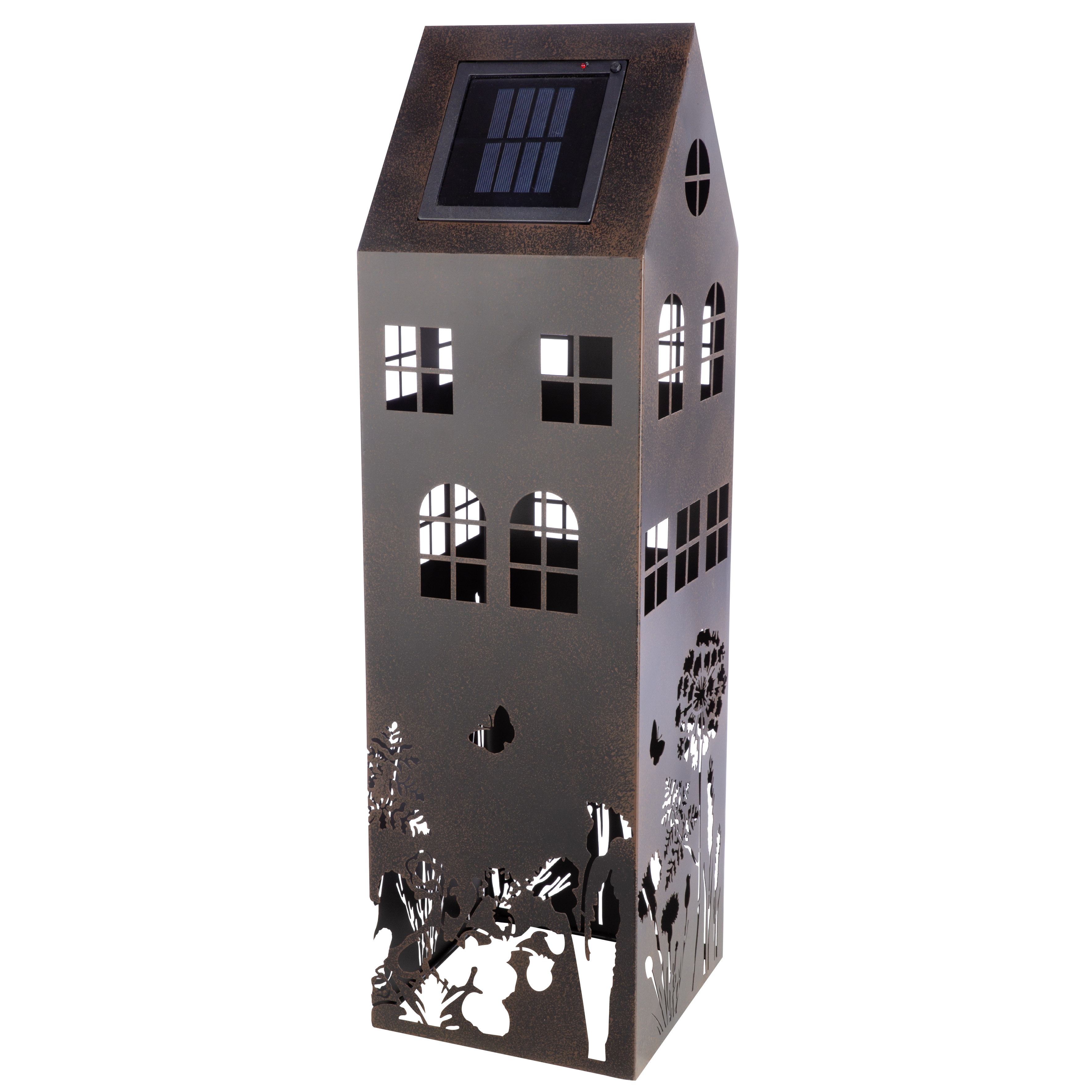 Solar Dekoobjekt Haus Wild Flowers 3er Set Solar Dekoobjekt Haus Wild Flowers 3er Set