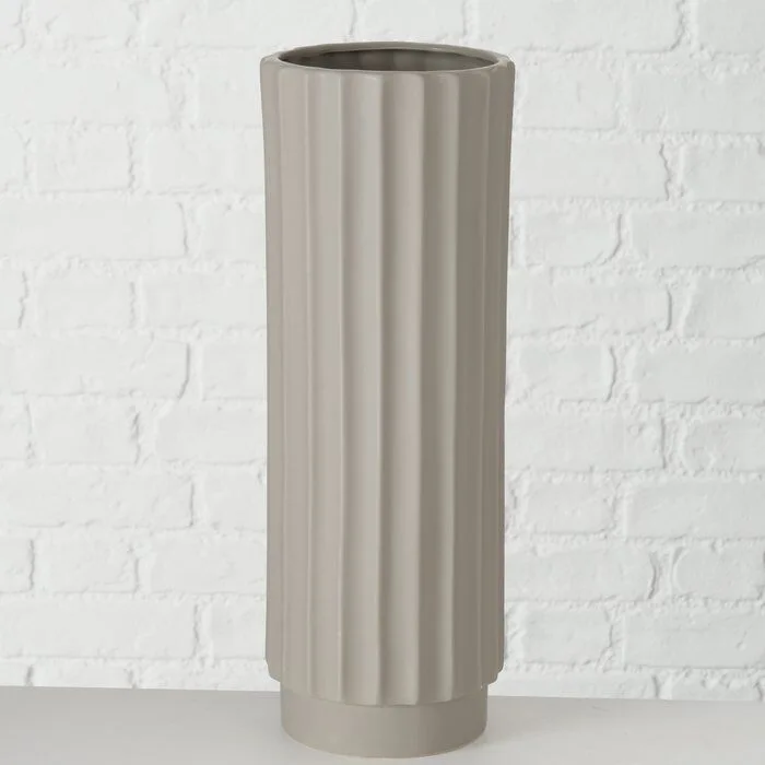 Einzelbild-jpyfiOH8-large Vase Vianello Keramik hellgrau