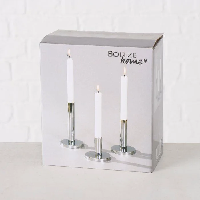 Verpackungsbild-ohQDW_MJ-large Kerzenleuchter-Set Malko silber