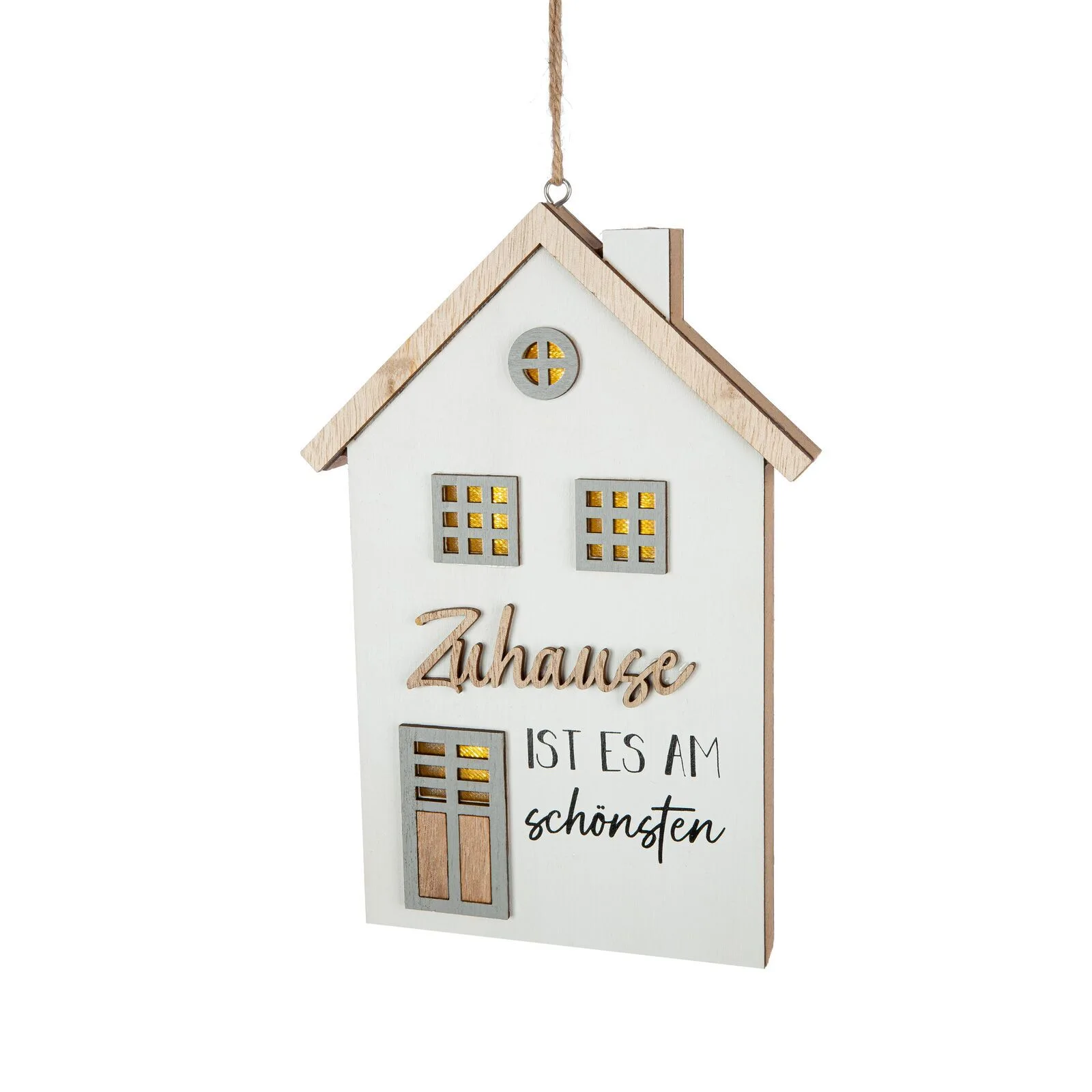 Deko Hänger Zuhause LED weiß Zubehor