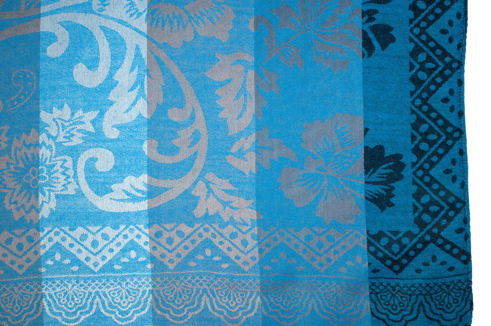 Jacquard Schal Acelya azur 223