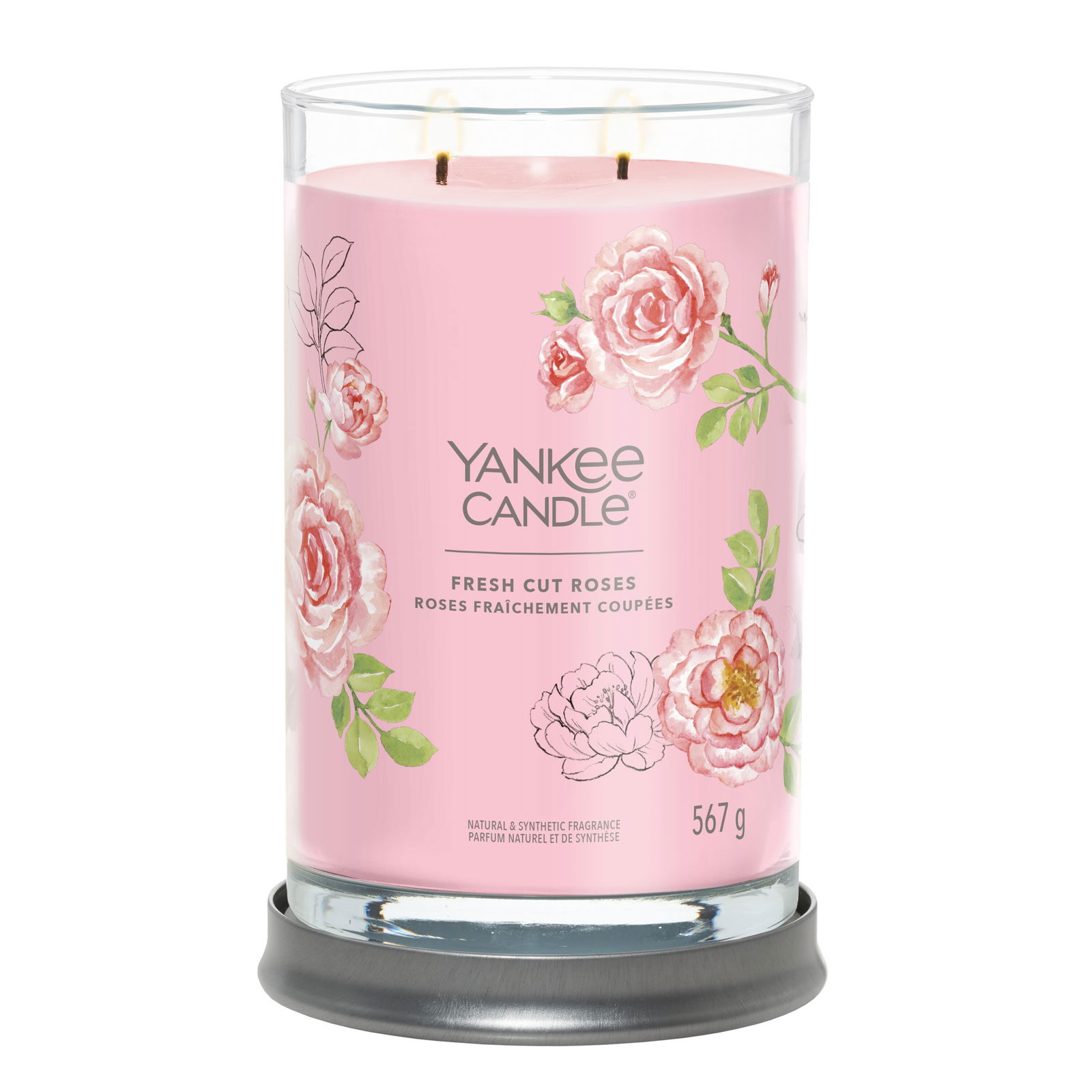 Fresh Cut Roses Signature Large Tumbler 567g 2-Docht