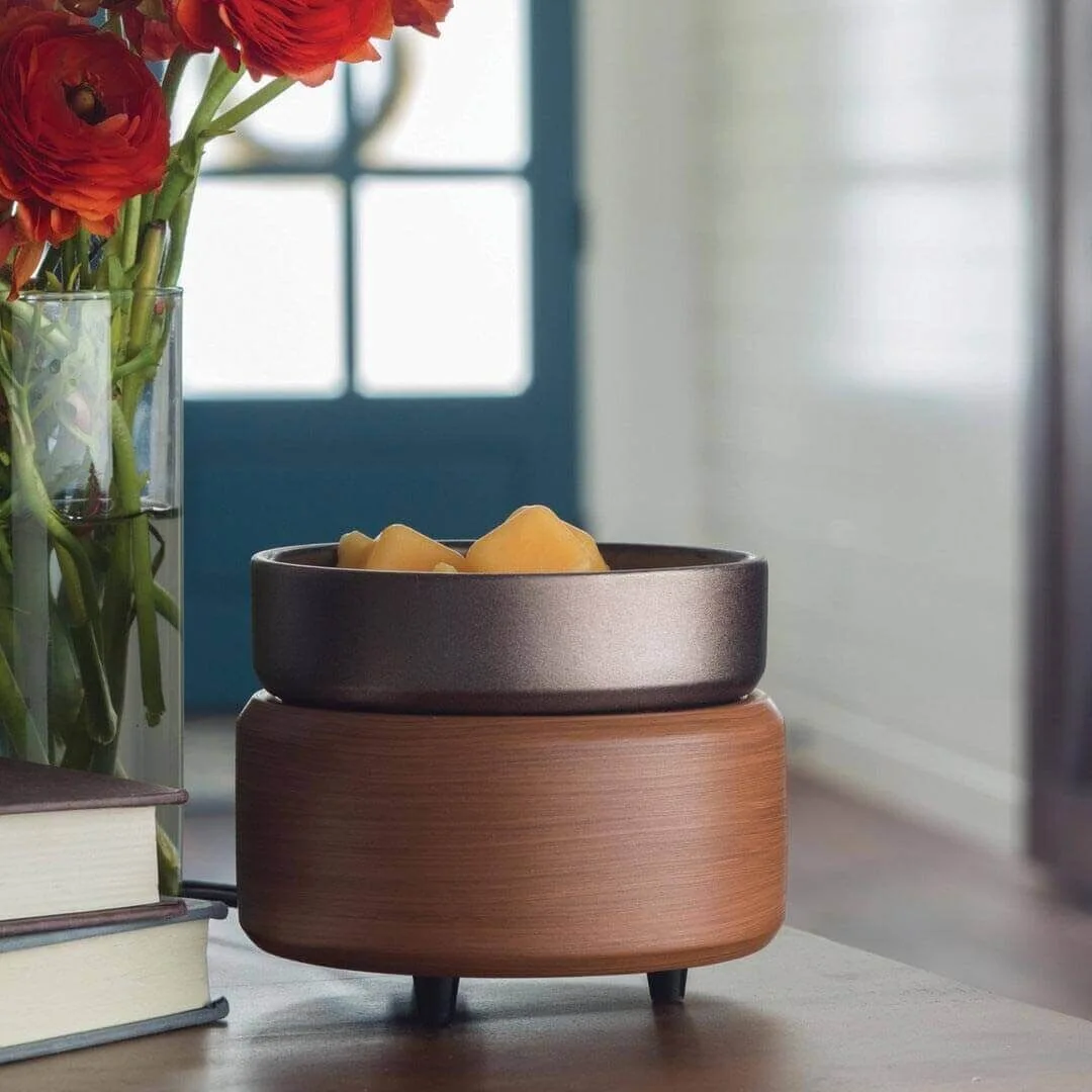 Candle-Warmers-Pewter-Walnut-2-in-1-Duftlampe-Kerzenwarmer-Braun Candle Warmers Pewter Walnut 2-in-1 Classic Duftlampe braun elektrisch