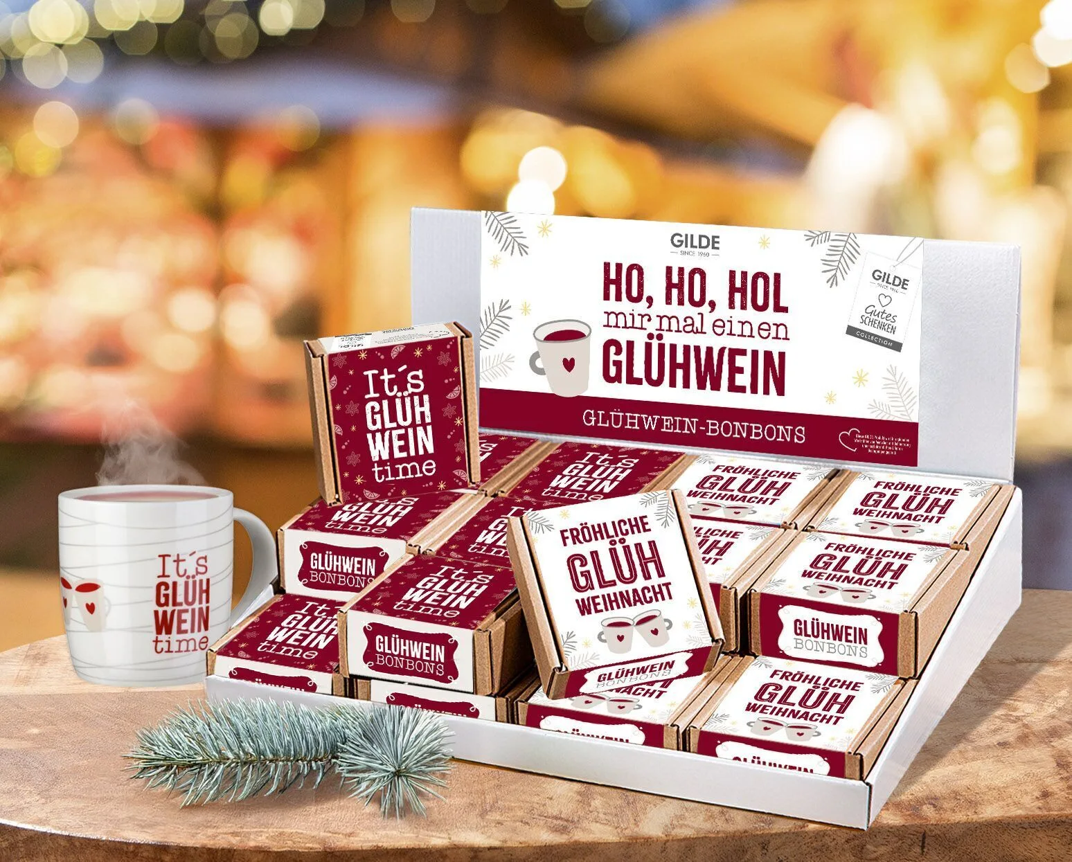 Glühwein Bonbons Fröhliche Glühweinnacht Pokal