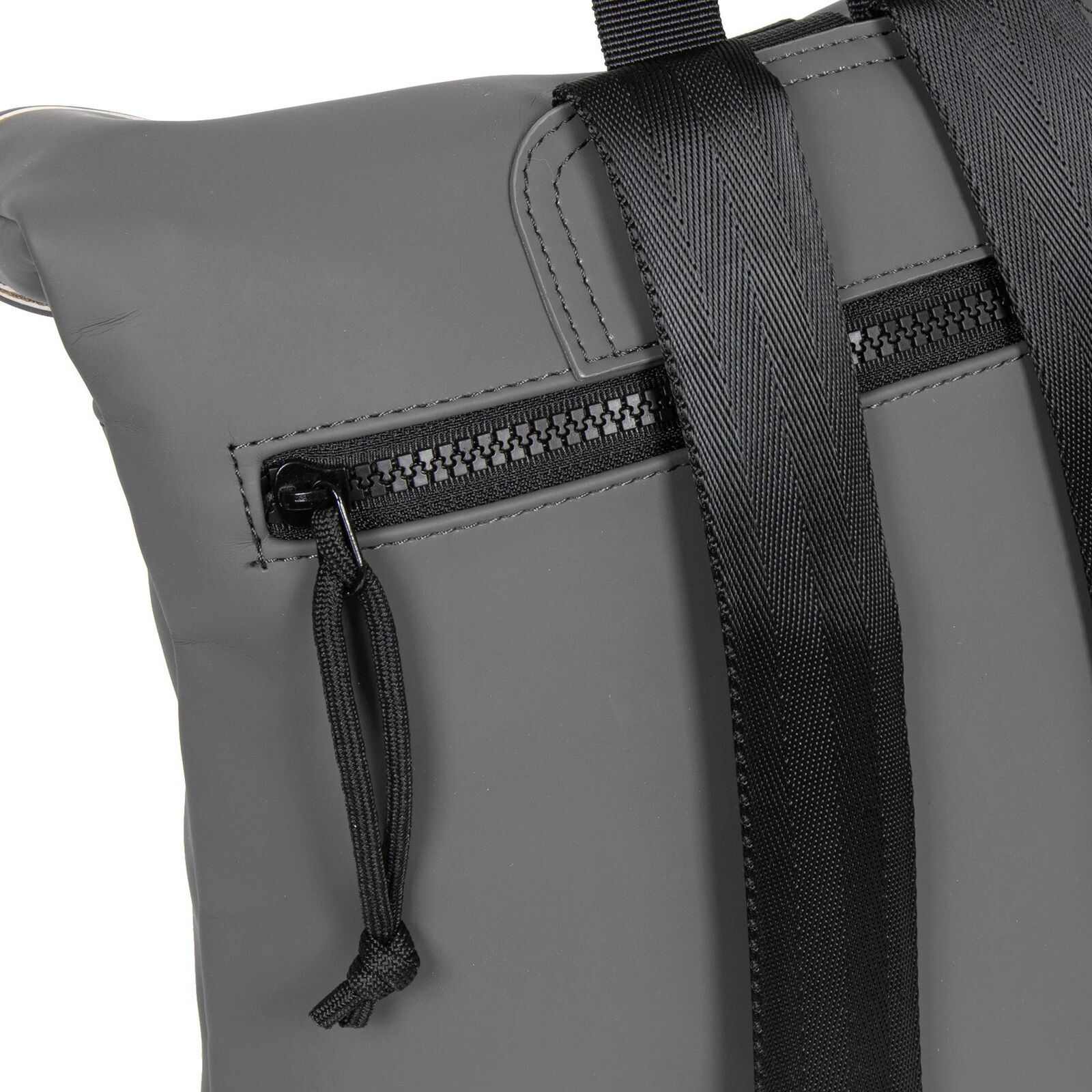 wF2Z_SPA Mart - Los Angeles Rolltop Mini Rucksack anthrazit