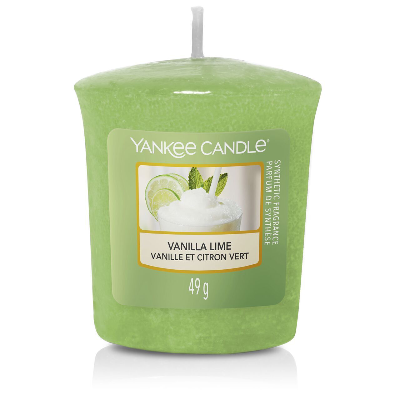 1107081E-Vanilla-Lime_VotiveE Vanilla Lime 49g