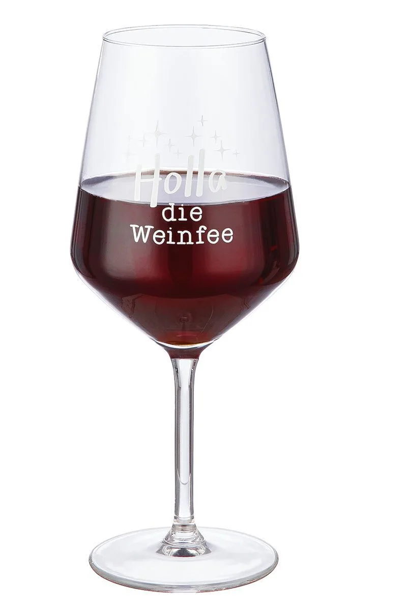 Weinglas "Holla die Weinfee" Weinglas "Holla die Weinfee"