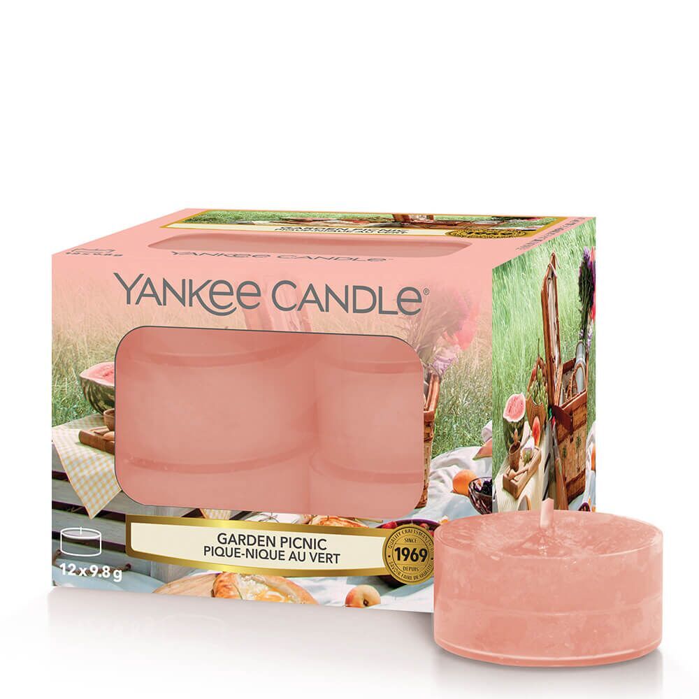 1651501E Garden Picnic 12 St.Teelichte von Yankee Candle