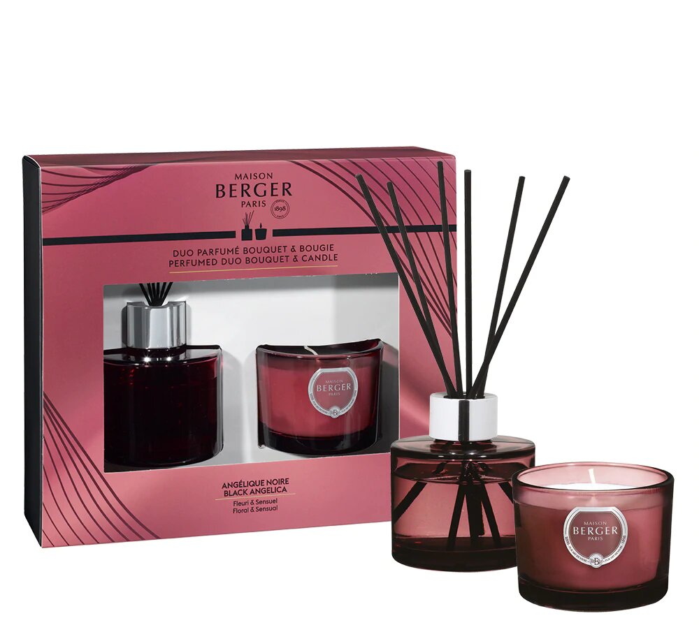 Angélique Noire Duality Raumduft Set Diffuser + Duftkerze Auslauf