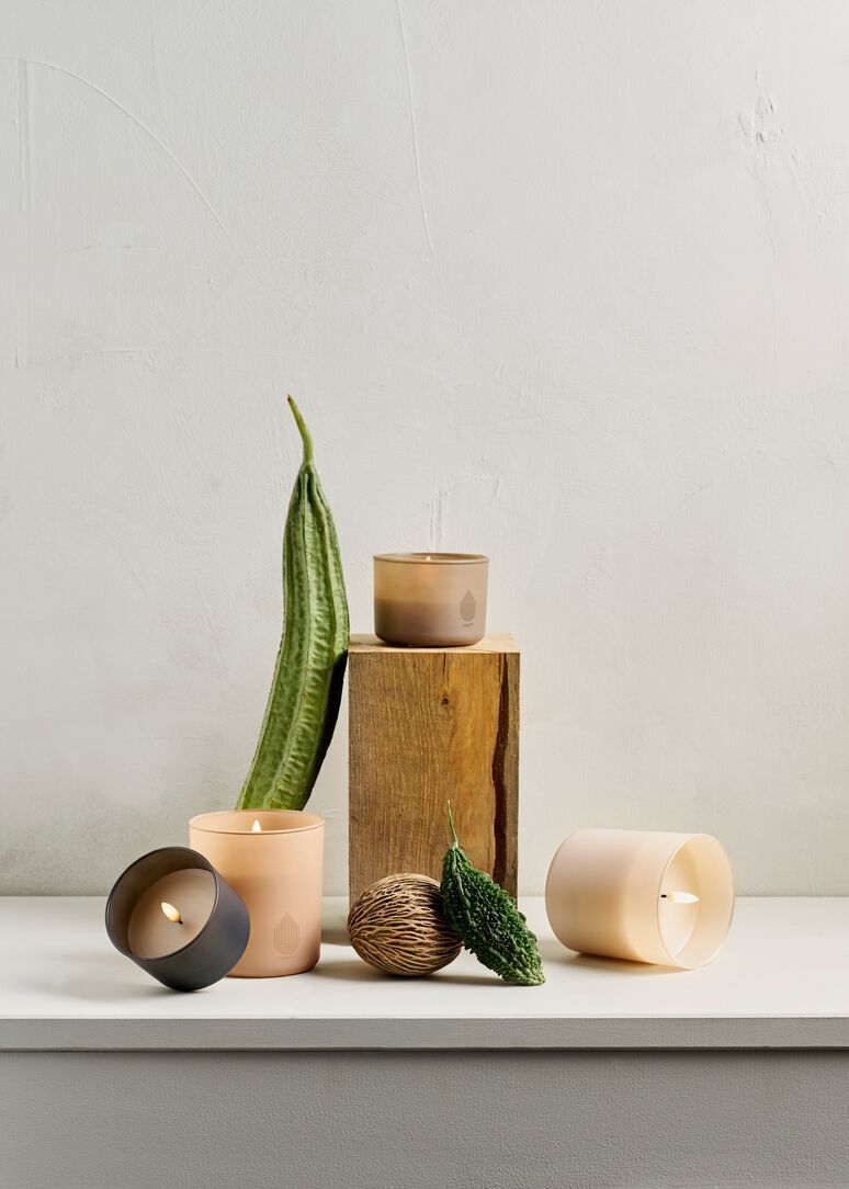 UYUNI-UL-GC-SA8206-UL-GC-GR8206-UL-GC-VA92010-UL-GC-BE92010 Uyuni LED Glas Stumpenkerze 6x7cm vanilla 2er Set