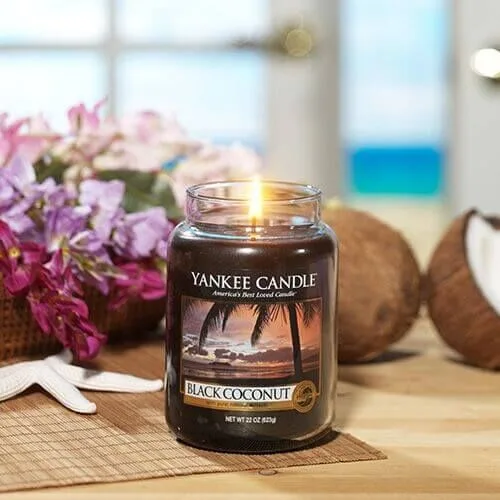 black-coconut-623g5594ffe747f0e Yankee Candle Duftkerze Black Coconut 623g