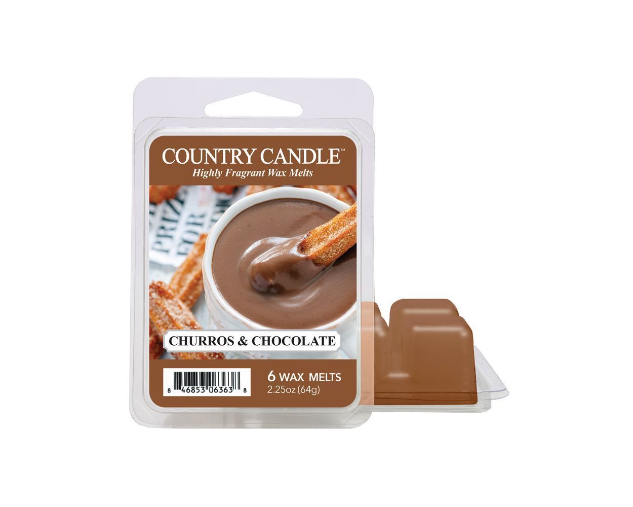 13956_american_heritage_country_candle_churros_chocolate_wax_melts_1 Churros & Chocolate Wax Melts 64g