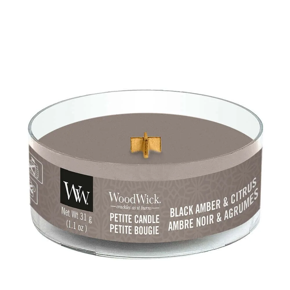 WW-Petite_Black-Amber-Citrus Black Amber & Citrus Petite Candle 31g von Woodwick
