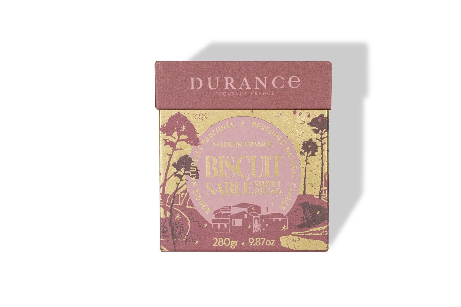 Biscuit-Sable-280g-boite-ombre Sandgebäck Duftkerze 280g