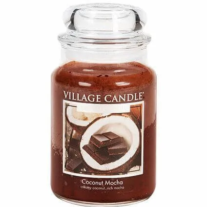 V127026870 Village Candle Coconut Mocha 626g