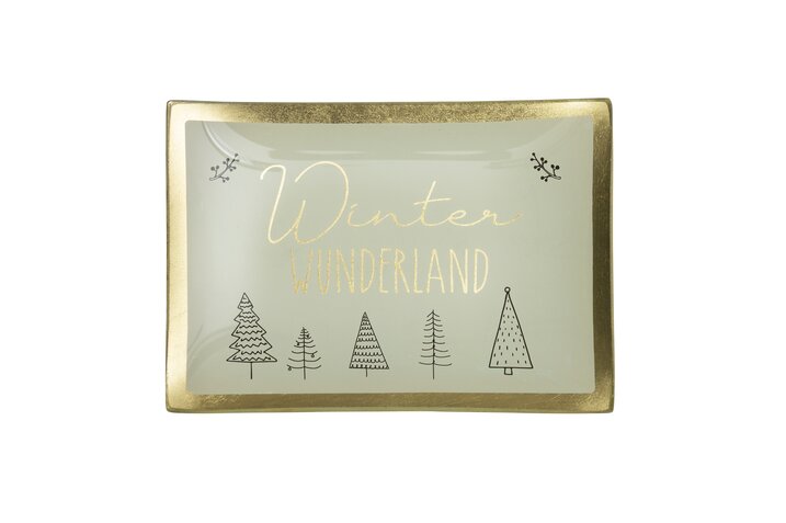 Love Plates Deko Teller Winter Wonderland