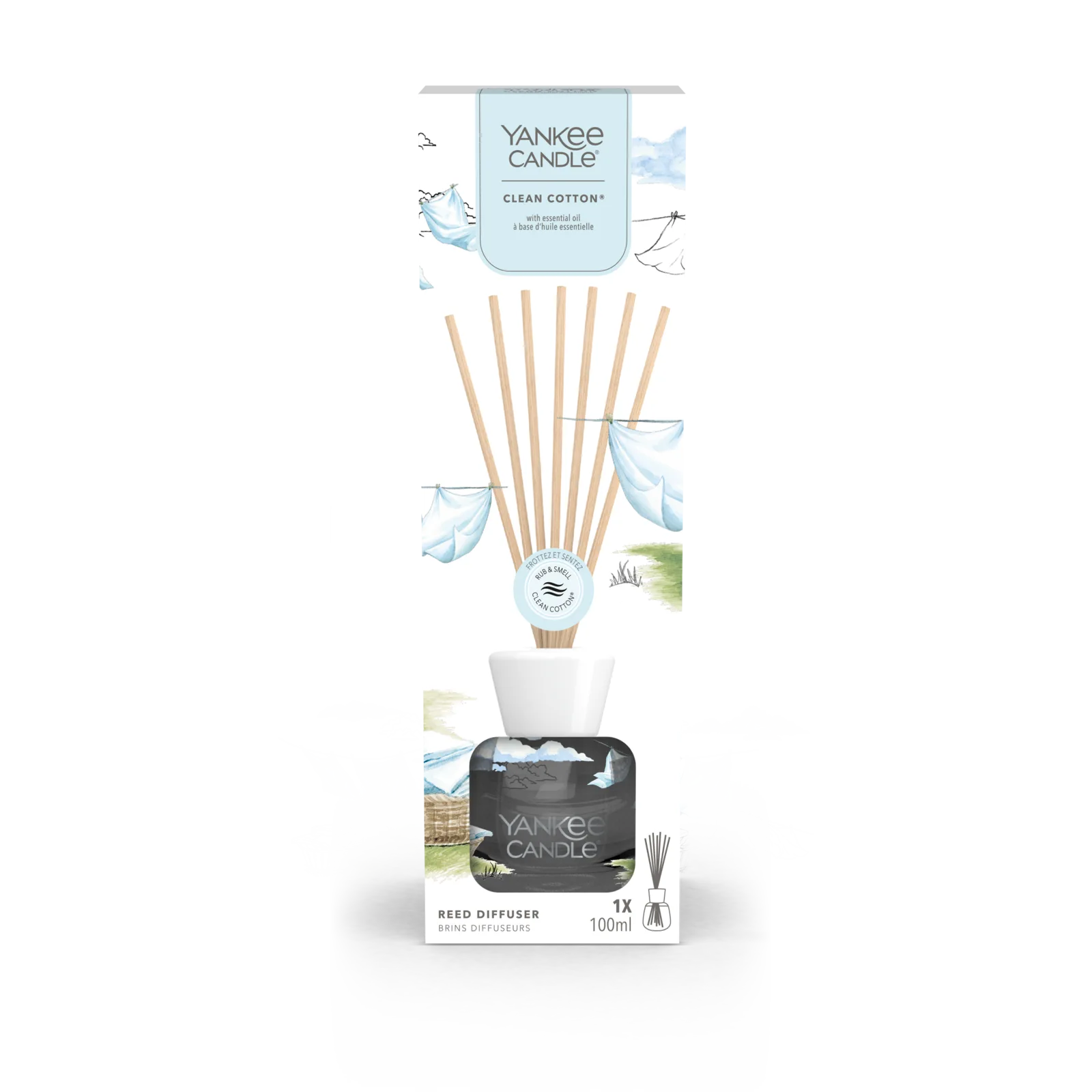 Clean Cotton Signature Reed Diffuser 100ml Clean Cotton Signature Reed Diffuser 100ml