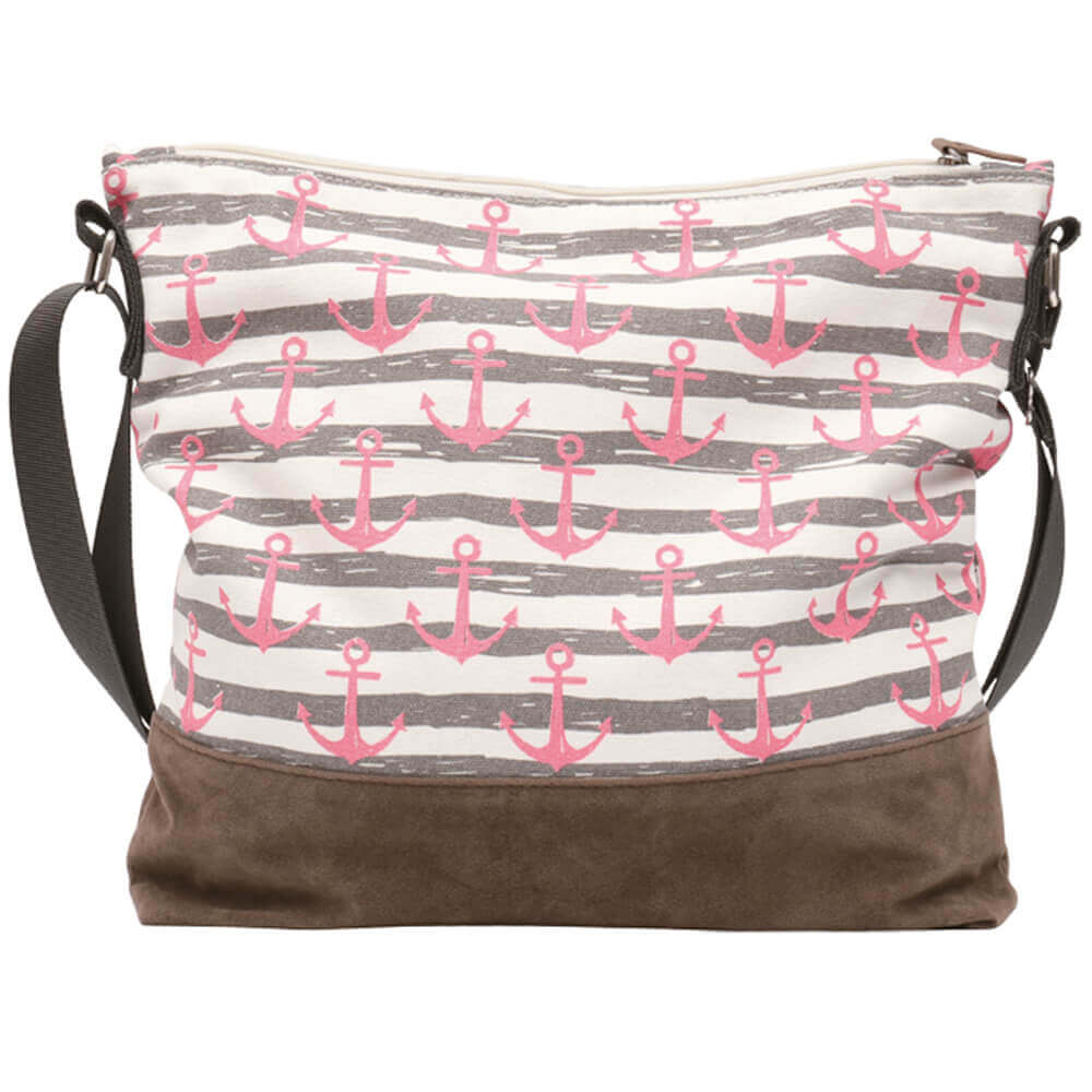 Umhängetasche 007 (Anker Rosa Grey)