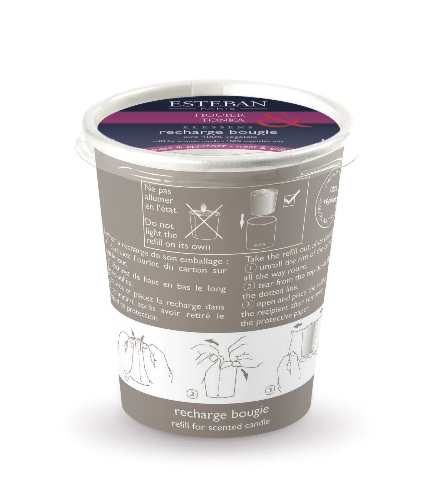 EFT-014 Feigenholz & Tonka Nachfüller für Duftkerze 170g