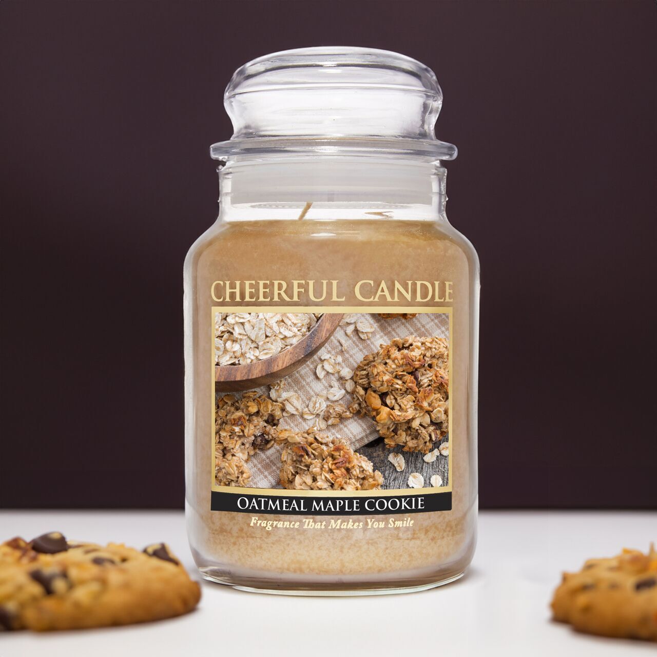 Cheerful-Candle-Oatmeal-Maple-Cookie Oatmeal Maple Cookie 680g