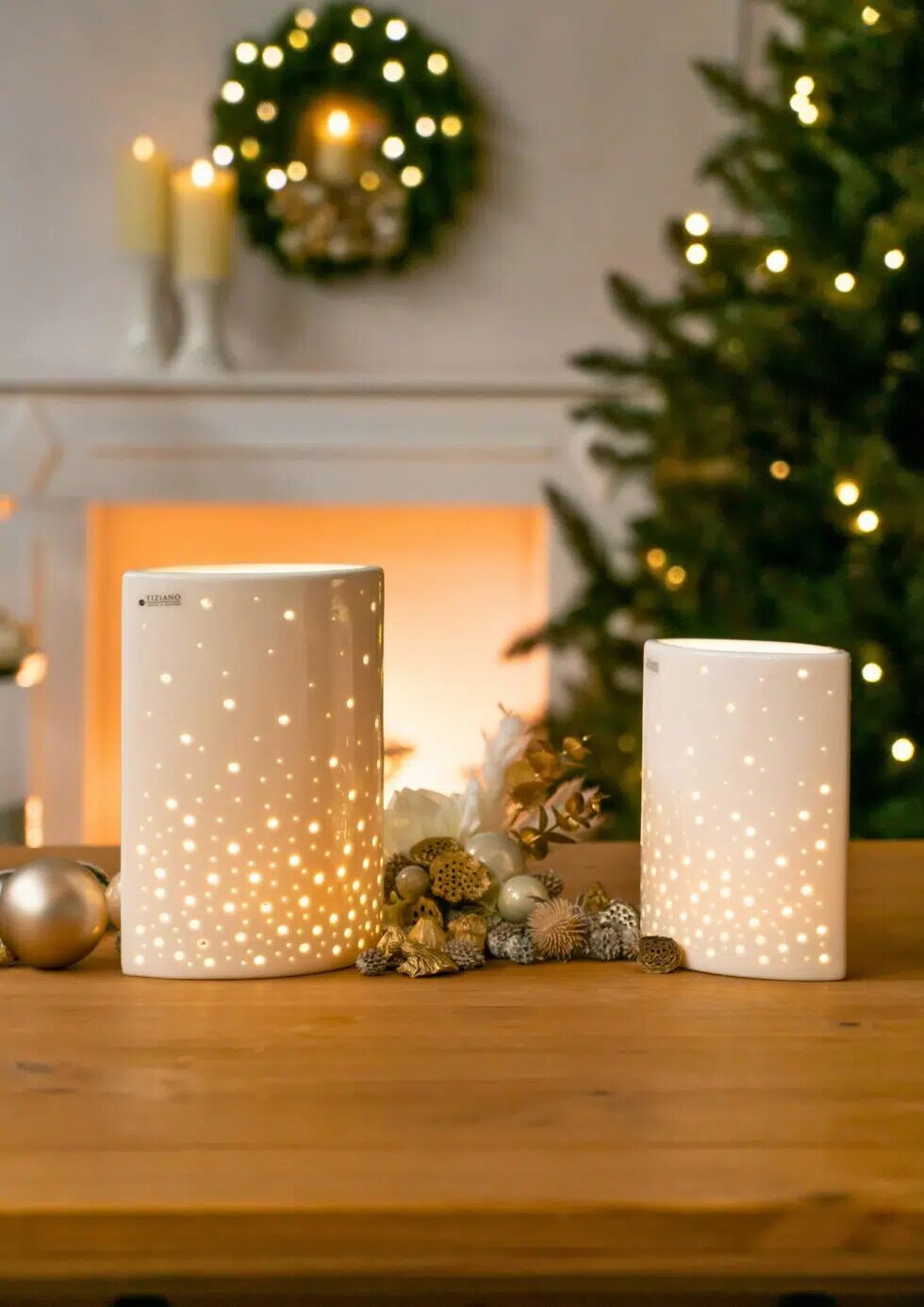 Deko Licht Orio 17cm LED cremeweiß