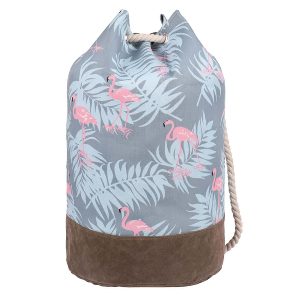 Seesack Grey Rose & Flamingos