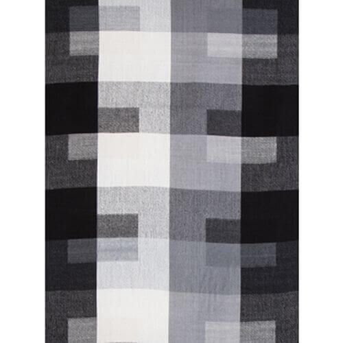 31 Jaquard-Schal Multi Black 031