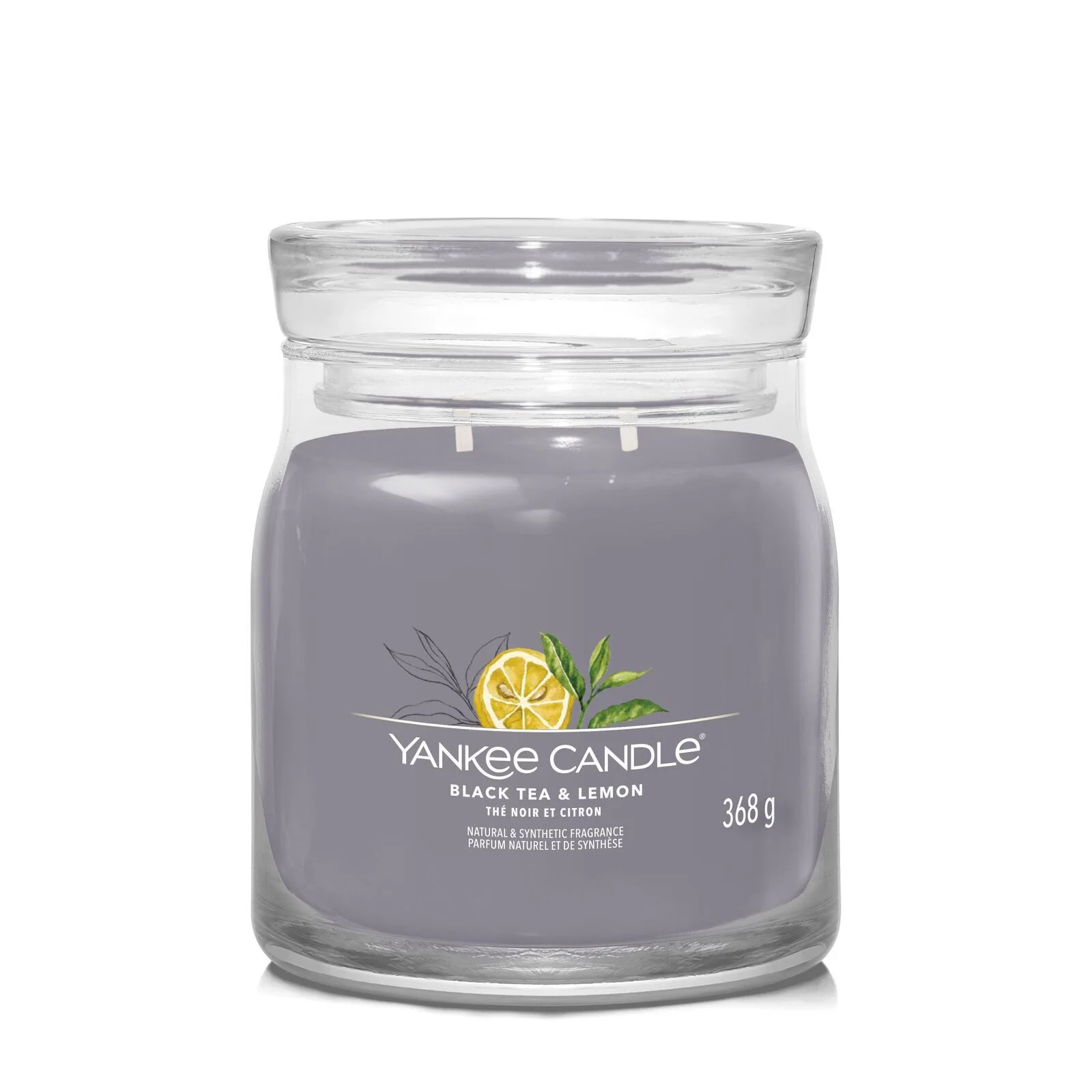 Black-Tea-Lemon_Signature_Medium1 Black Tea & Lemon Signature Medium Jar 368g 2-Docht