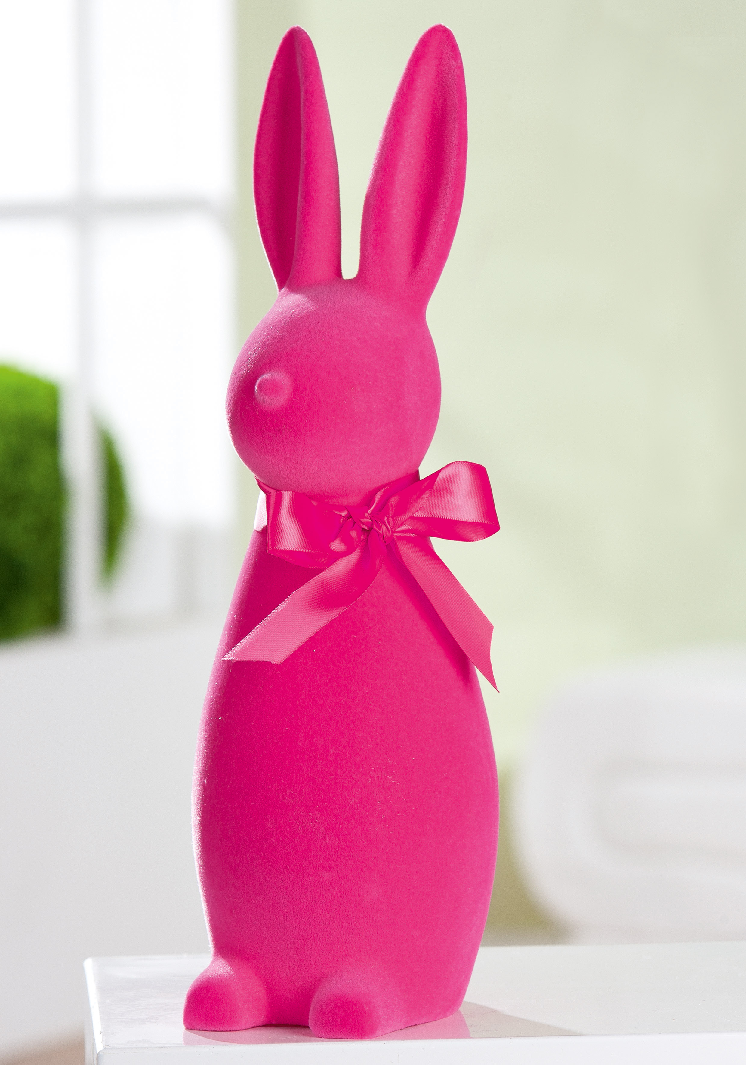 Dekofigur Hase Jimmy pink 41cm
