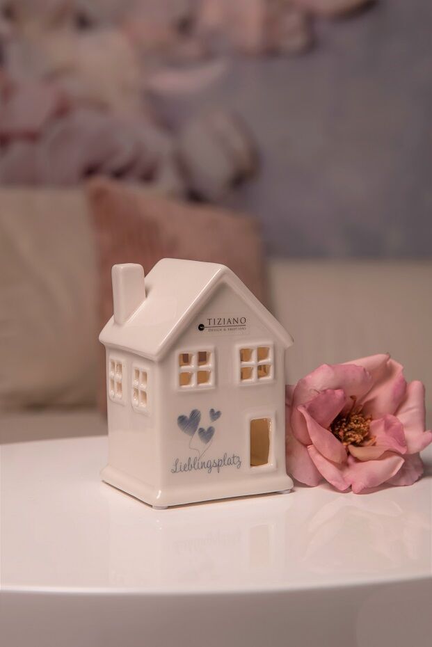 Portofino-lieblingsplatz Haus Portofino 12cm Lieblings LED creme