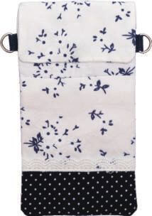 Patchwork Handytasche Umhängetasche (Nature Blue 027)