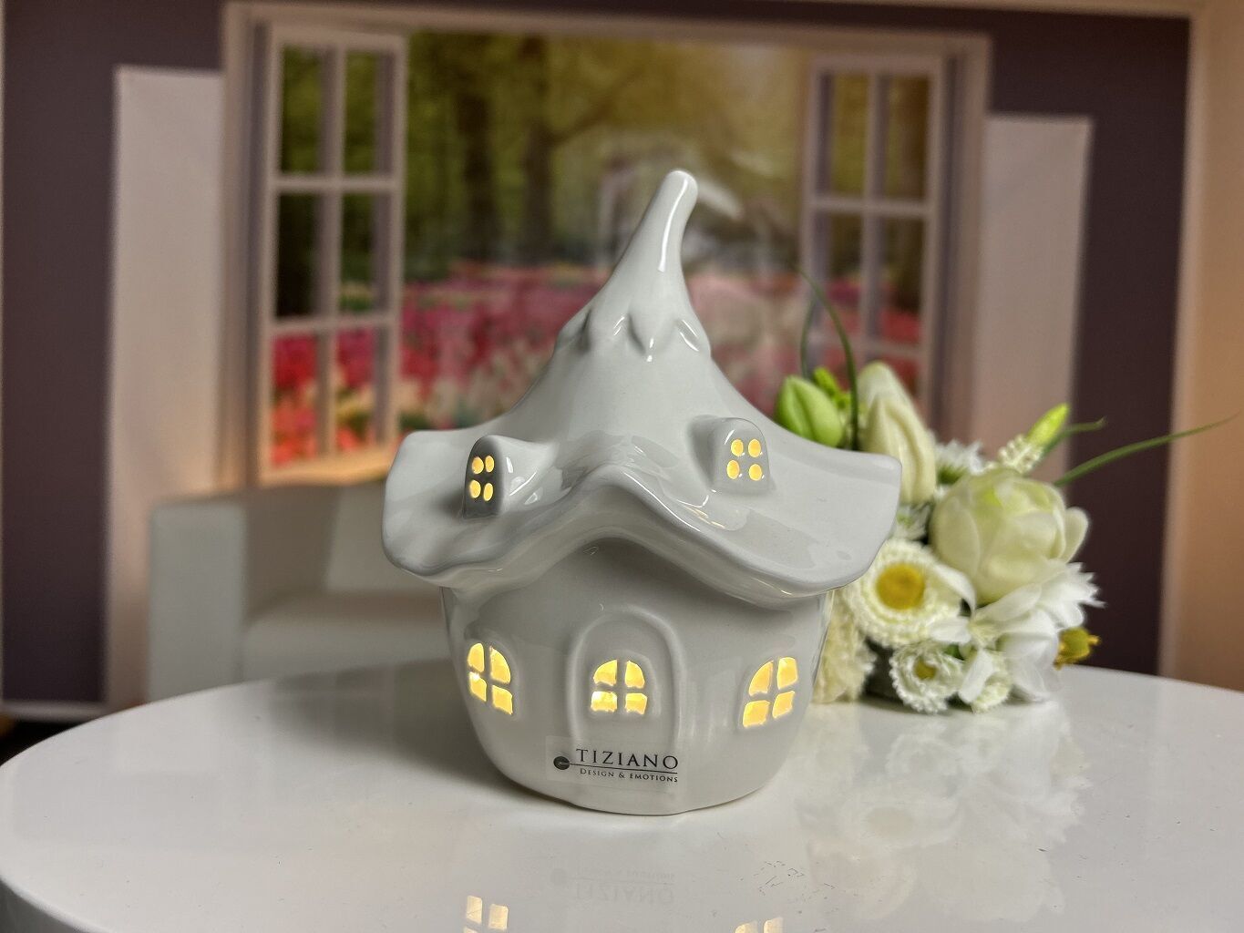 Deko_Haus_Borbelli_1 Lichthaus Bobelli 18cm LED cremeweiß