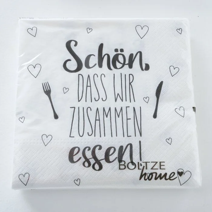 Einzelbild-c3vlNDS1-large Serviette Schön weiß 20 Stück Design 2