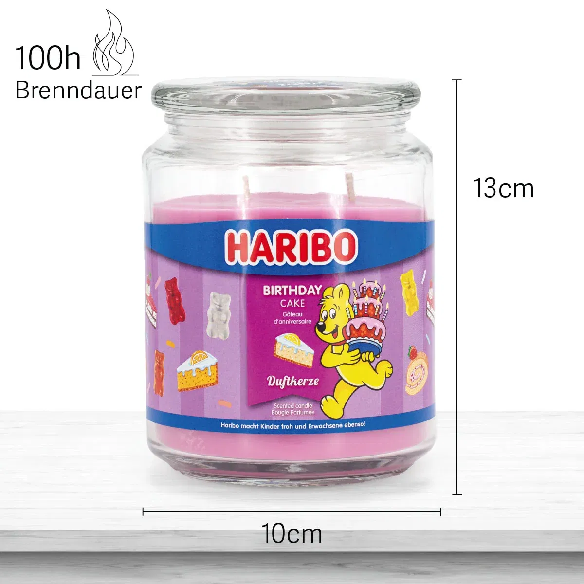 Birthday Cake 510g Haribo™ Duftkerze
