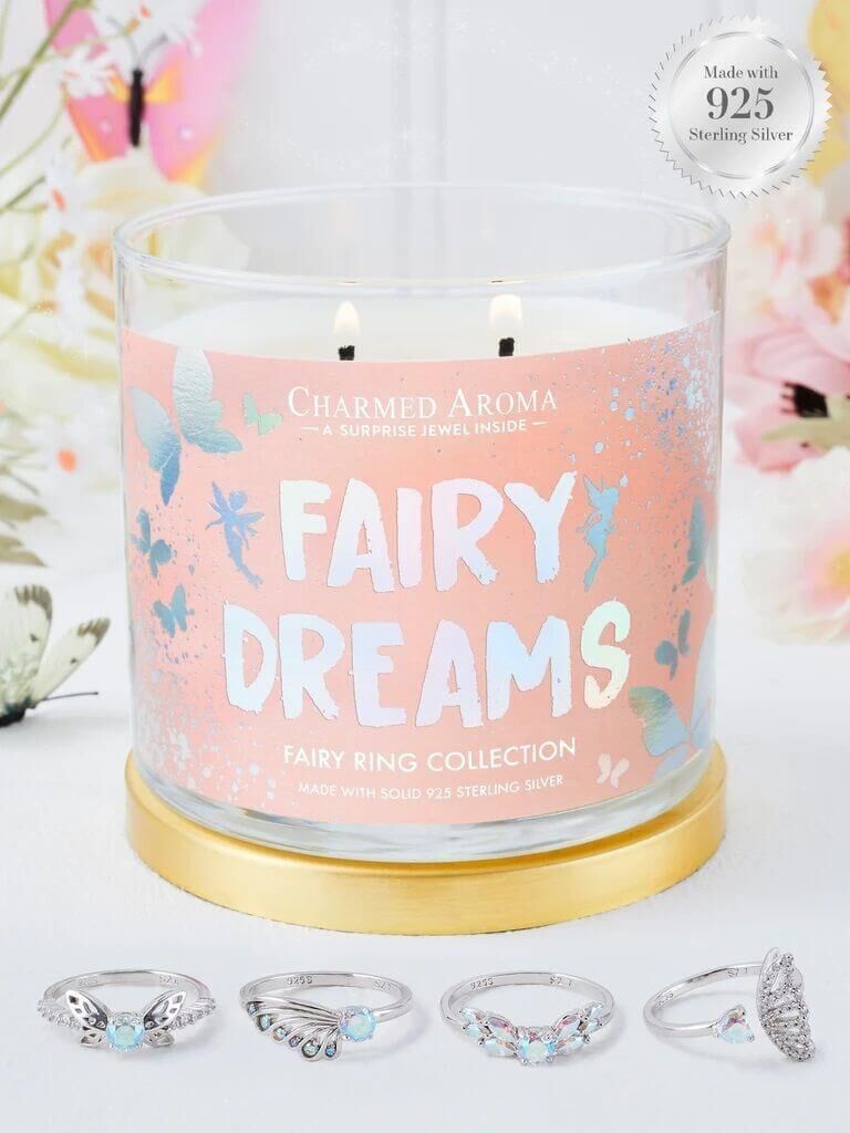 Charmed-Aroma-Fairy-Dreams-Ring-Candle Fairy Dreams (Ring) Candle