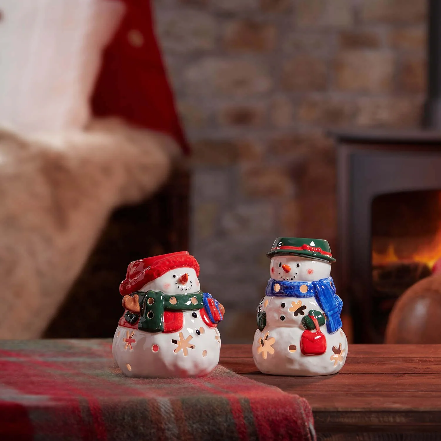 Tealight-Holder-Small-and-Tealight-Holder_hires-TIFF Snowman Small Teelichthalter