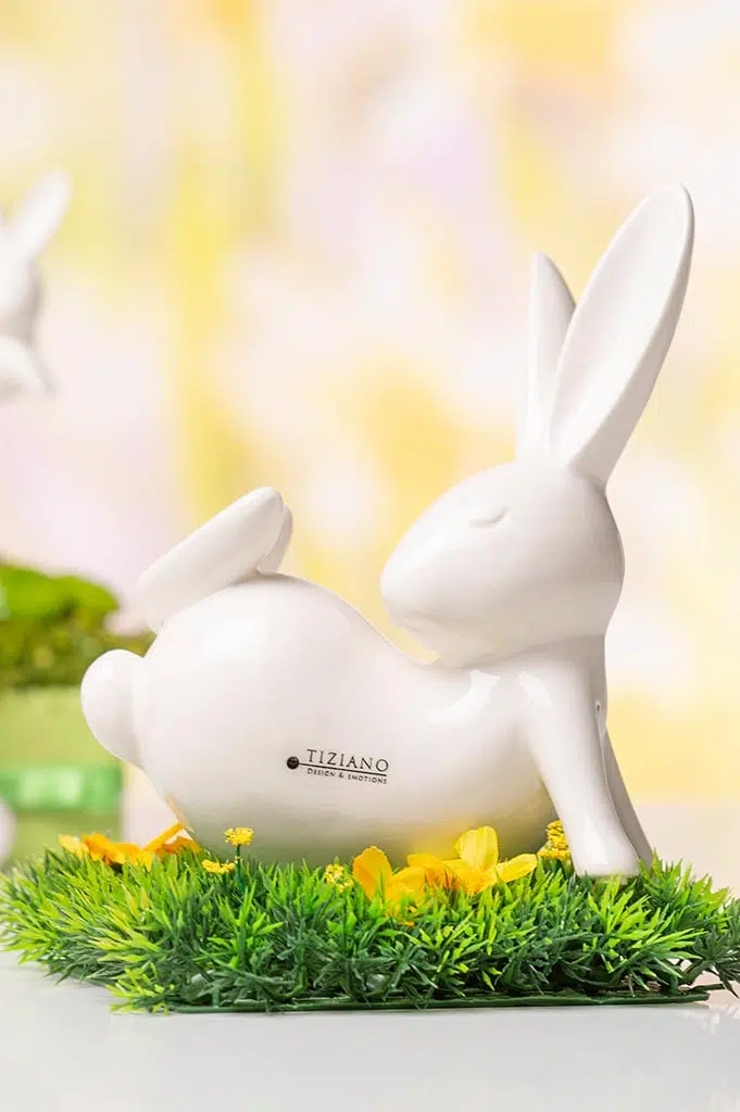 Deko Hase Fabrio XL liegend 23,5cm Deko Hase Fabrio XL liegend 23,5cm