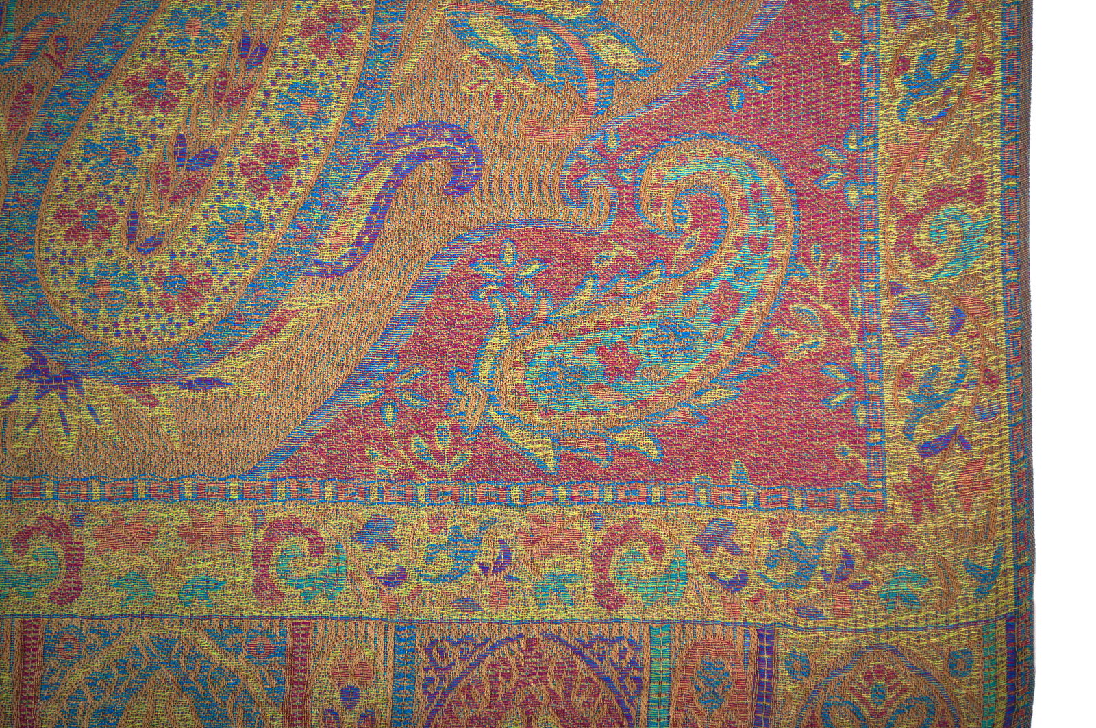 Jacquard Schal Nahla curry 413