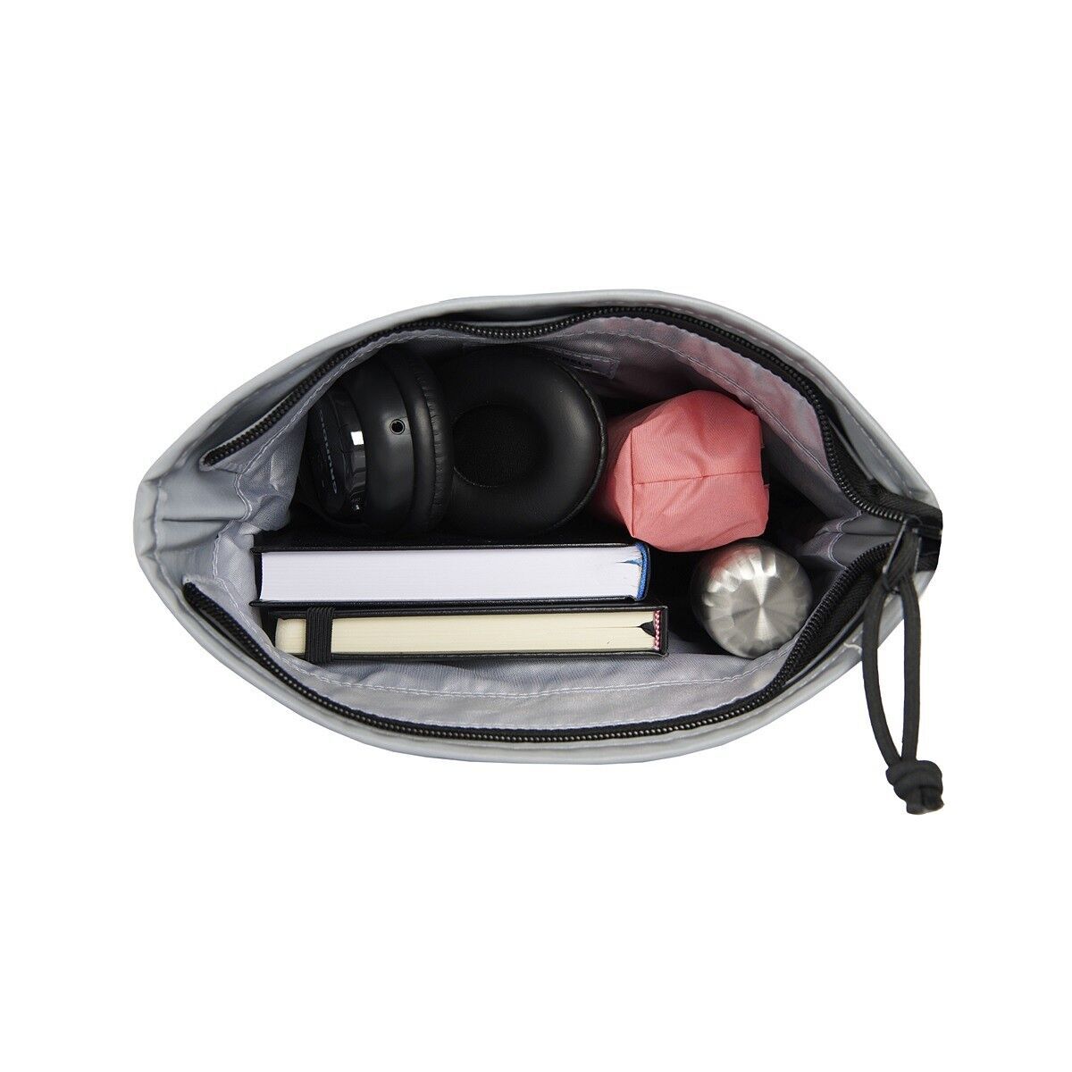 D64E8ED596A61E76AD5E66F017B6C37F2C23ED58 Reflect - Los Angeles Rolltop Mini Rucksack silber