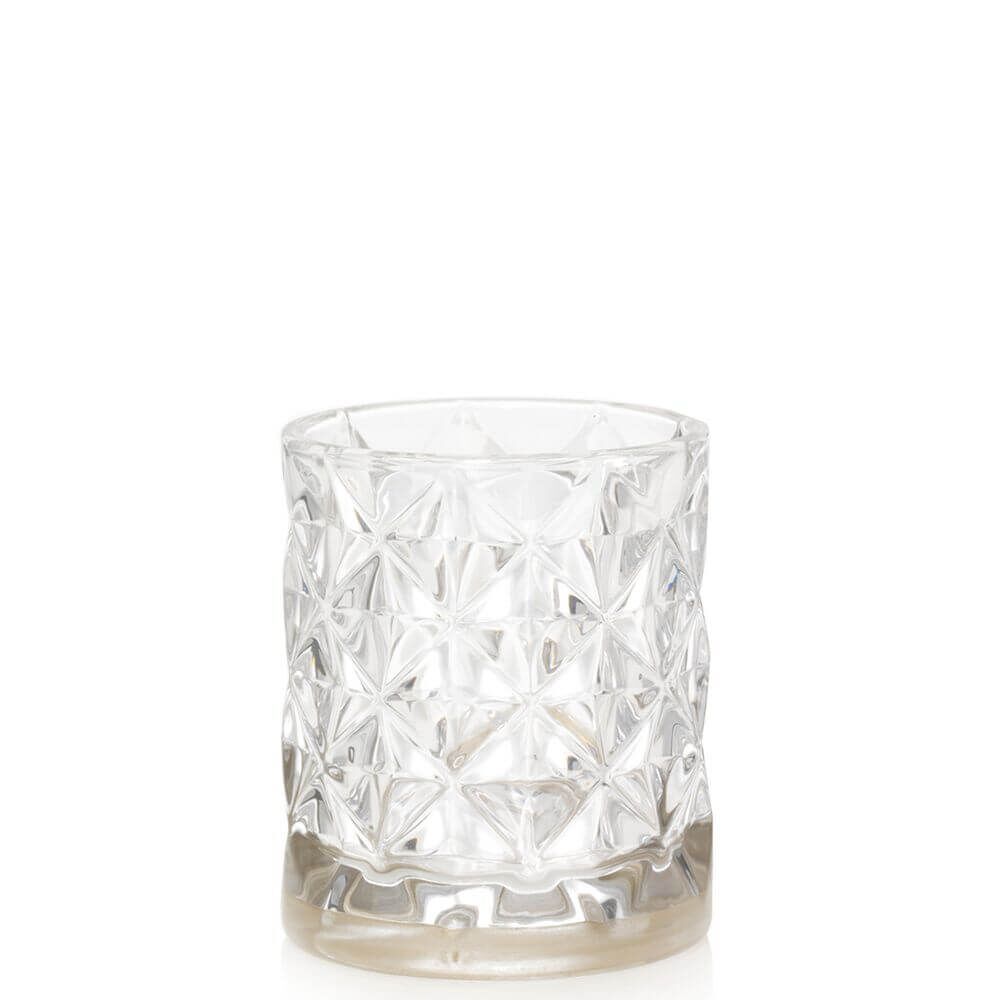 277325_681GDpT2BpaJp2fK Langham - Votivkerzenhalter Strukturiertes Glas mit Metallband - von Yankee Candle