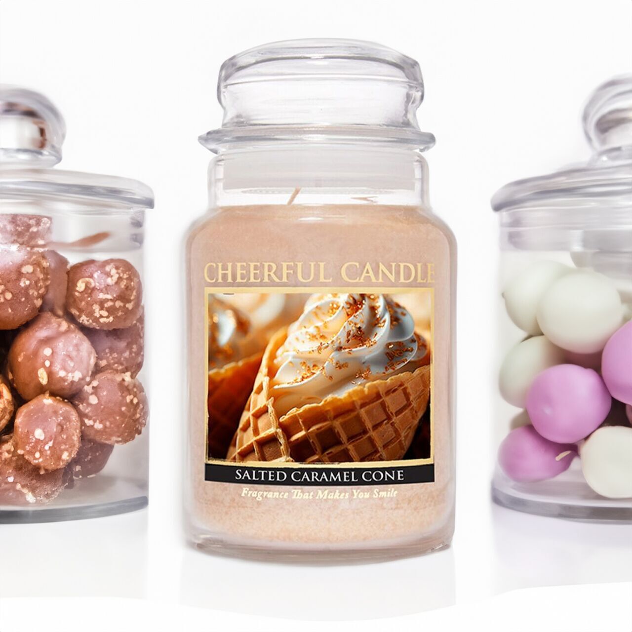 Cheerful-Candle-Salted-Caramel-ConeM3oKFf1oc56b3 Salted Caramel Cone 680g