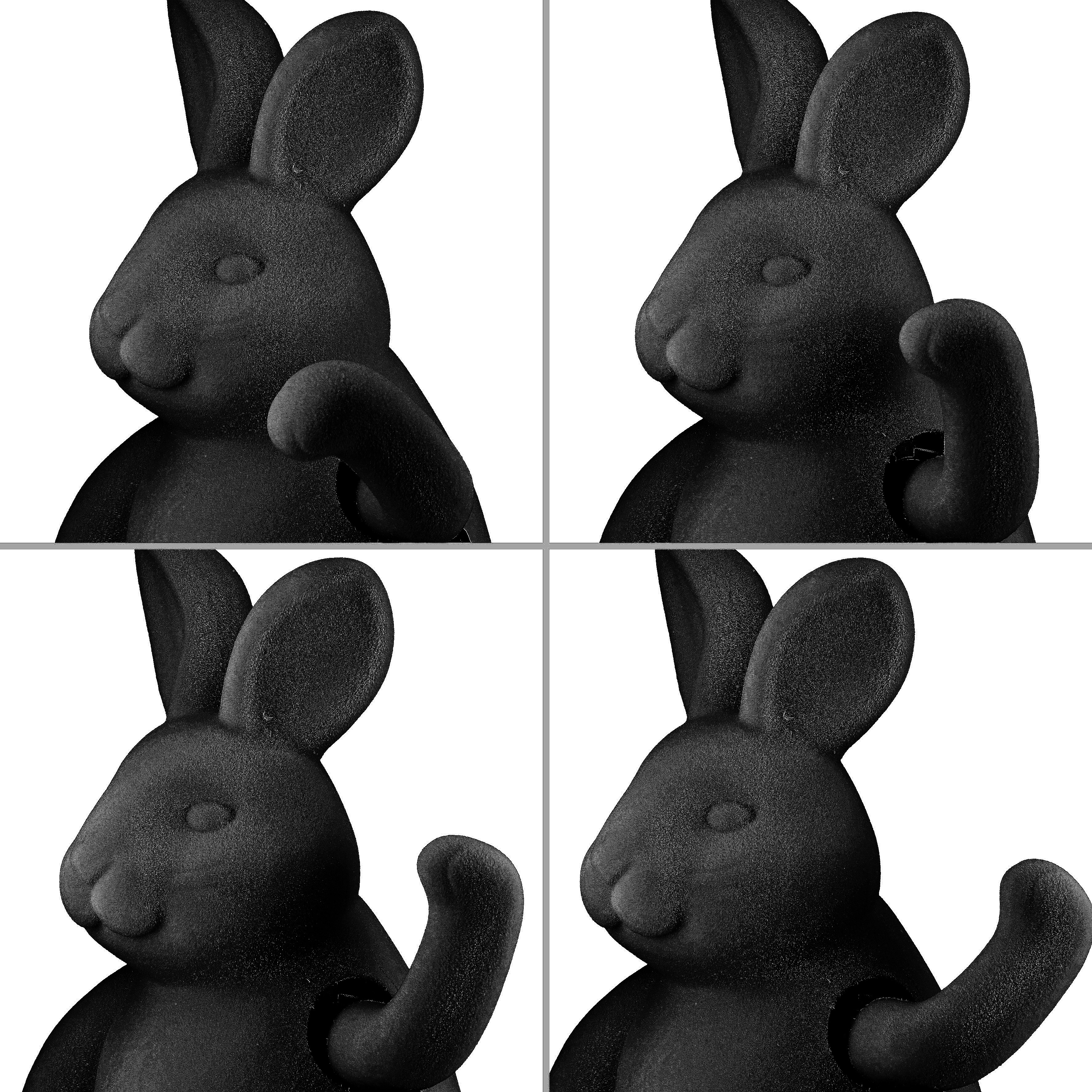 Winkehase schwarz 19cm