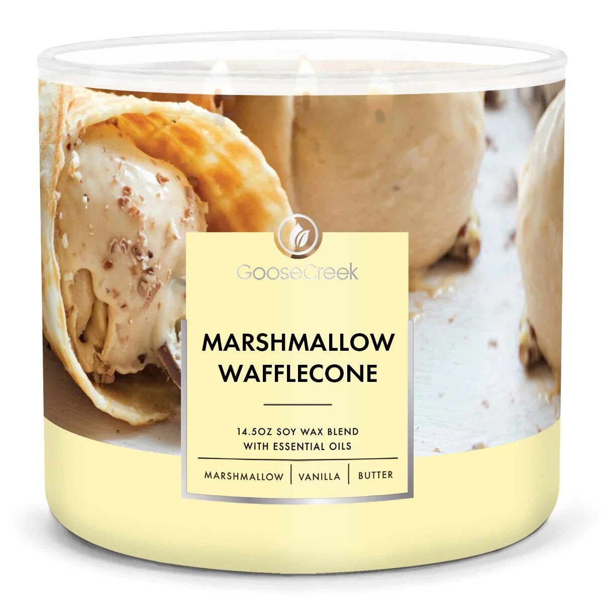 Marshmallow Waffle Cone 411g (3-Docht)