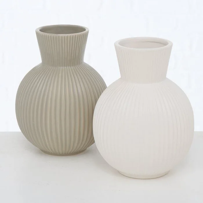 Hauptbild-R-WVgreT-large Vase Fezya 21cm Keramik beige