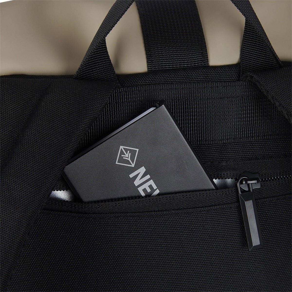 Fane - Montgomery Rolltop Rucksack altlila/beige