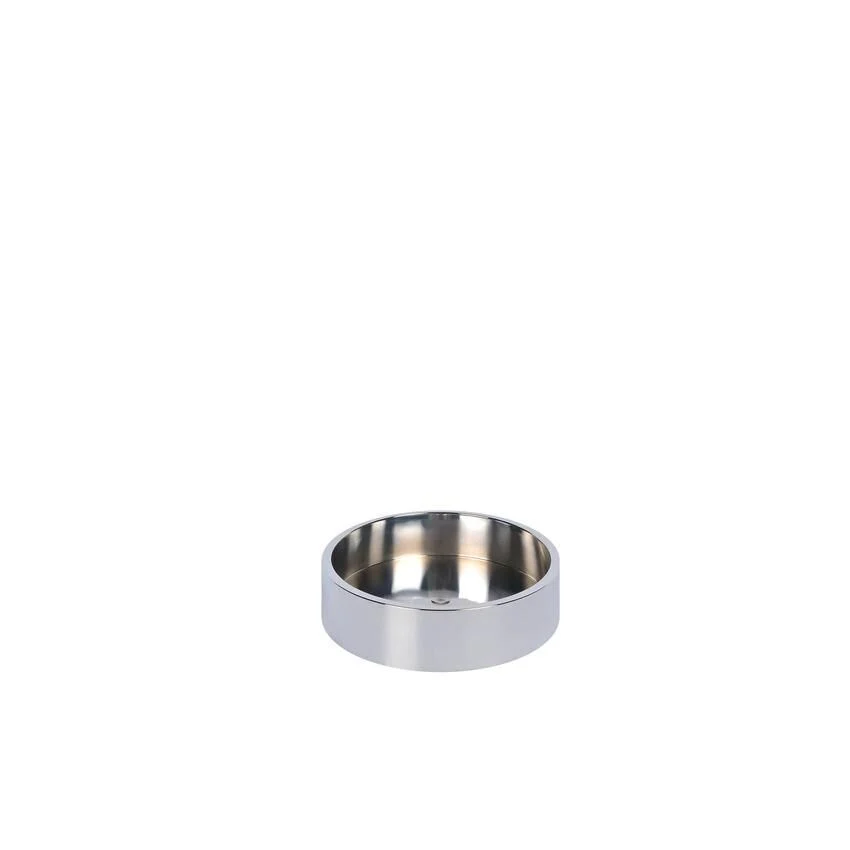 Uyuni Stumpenkerzenhalter Light chrome Silber, Zubehor, Schmuck, Ring