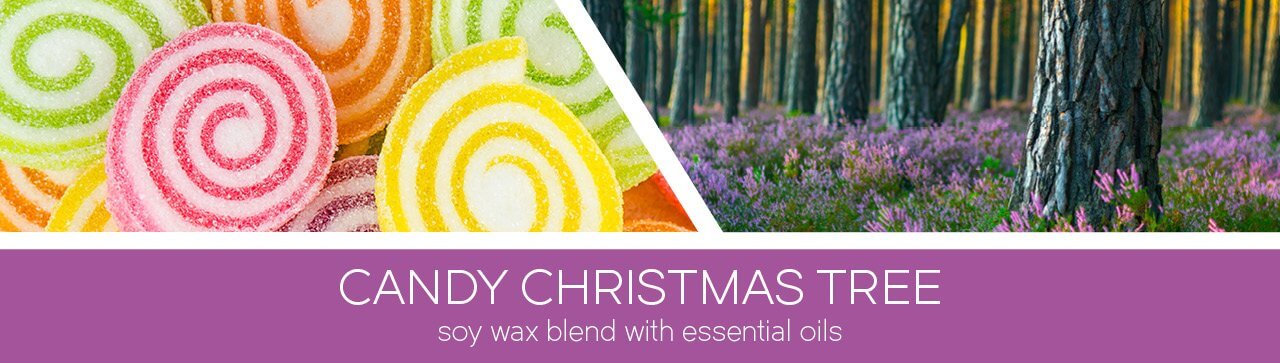 Candy Christmas Tree 411g (3-Docht)