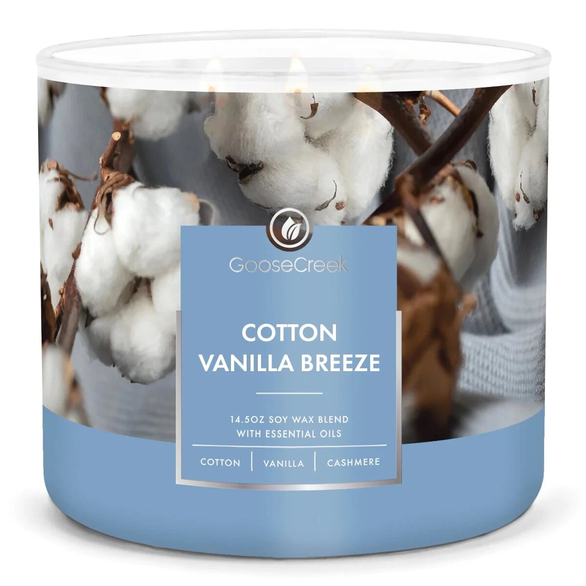 Cotton Vanilla Breeze 411g (3-Docht)